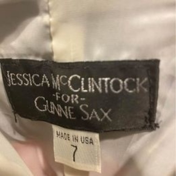 Jessica McClintock Gunne Sax 80s Dress - Picture 3 of 4